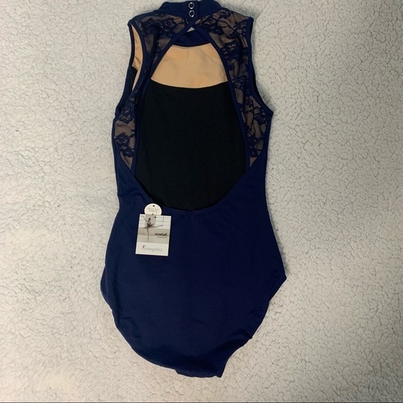 Energetiks New With Tags Scarlet Lace Leotard in Navy US Size 4/6 - Picture 7 of 16
